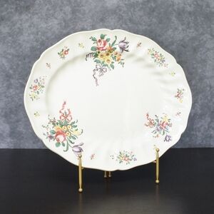 Antique Royal Doulton Old Leeds Spray Floral Oval Serving Platter
